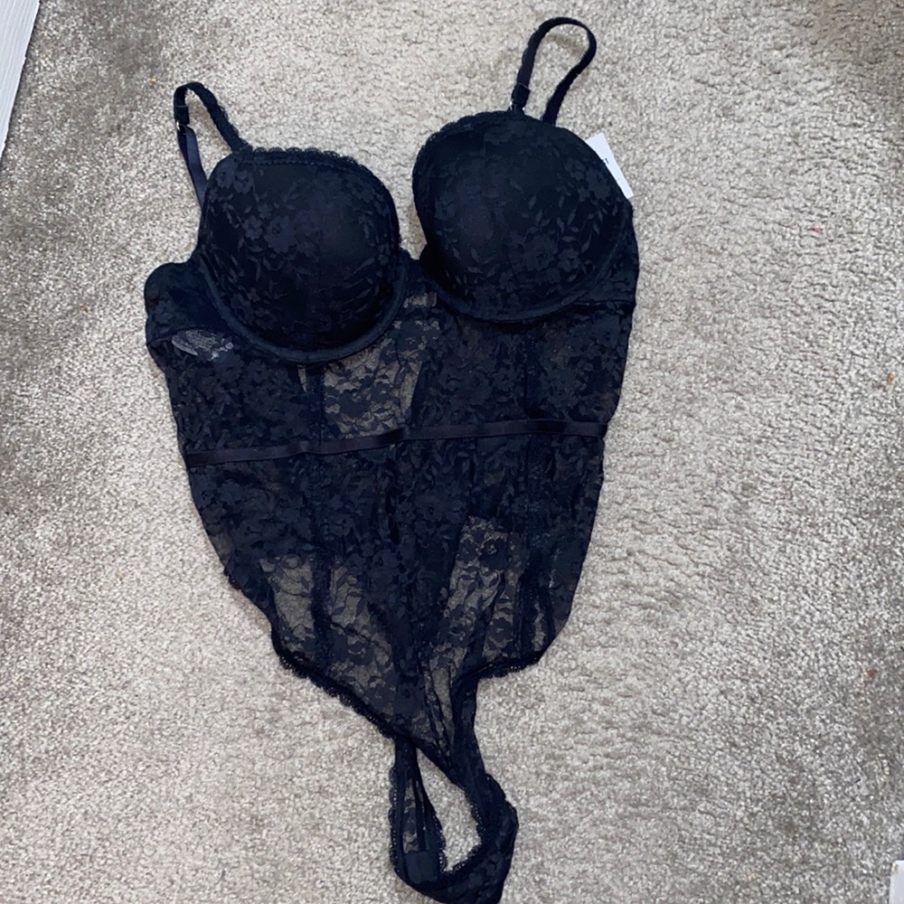 Black corset top